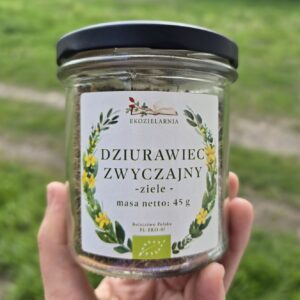 dziurawiec zwyczajny ziele 45g (słoik)
